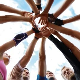 team-sport-hands-up-cheerful-smiling-happy-exercise-together-lifestyle-friends-love-relationship-unity-people-fan-hands-winners